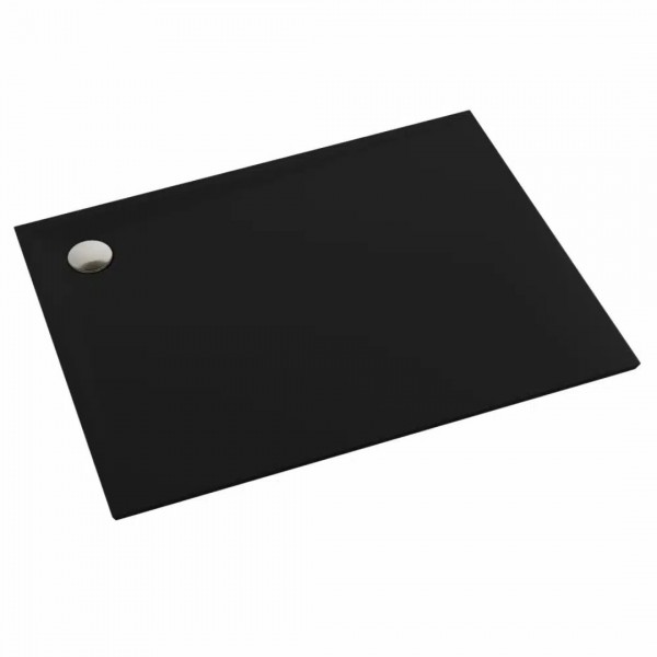 Schedpol Libra Black Mat brodzik prostokątny 70x80 cm czarny 3SP.L1P-7080/C/MG
