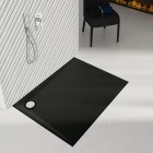 Schedpol Libra Black Mat brodzik prostokątny 70x80 cm czarny 3SP.L1P-7080/C/MG