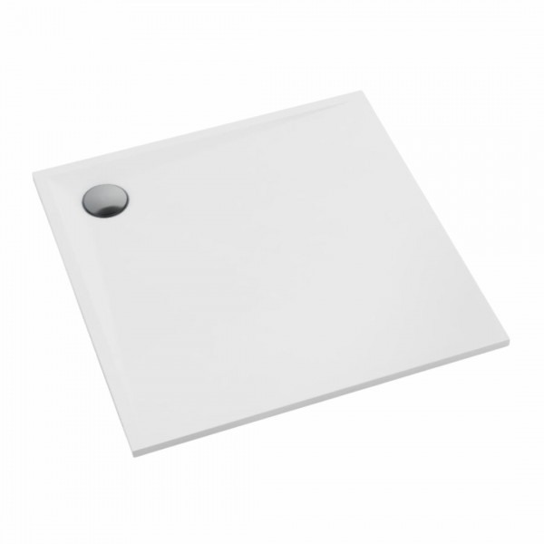 Schedpol Libra White Mat brodzik kwadratowy 80x80 cm biały 3SP.L1K-8080/B/MG