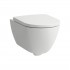 Laufen Pro X miska WC wisząca Silent Flush z deską wolnoopadającą biała H8668600000001