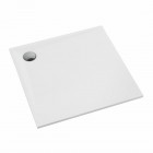 Schedpol Libra White Mat brodzik kwadratowy 80x80 cm biały 3SP.L1K-8080/B/MG