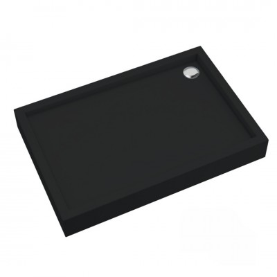 Schedpol Cameron Black Mat brodzik prostokątny 80x100 cm czarny 3ST.C1P-80100/C/MG Schedpol Cameron Black Mat brodzik prostokątny 80x100 cm czarny 3ST.C1P-80100/C/MG