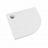 Schedpol Libra White Mat brodzik półokrągły 80x80 cm biały 3SP.L1O-8080/B/MG