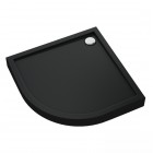Schedpol Cameron Black Mat brodzik półokrągły 80x80 cm czarny mat 3ST.C1O-8080/C/MG