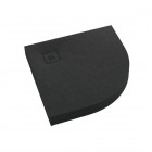 Schedpol NonLimits Black Stone brodzik półokrągły 90x90 cm 3ST.N1O-9090/C/ST-M1/C/ST