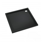 Schedpol Sharper Black Mat brodzik kwadratowy 80x80 cm czarny 3S.S1K-8080/C/MG