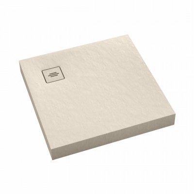 Schedpol NonLimits Cashmere Stone brodzik kwadratowy 80x80 cm 3ST.N1K-8080/PK/ST-M1/PK/ST