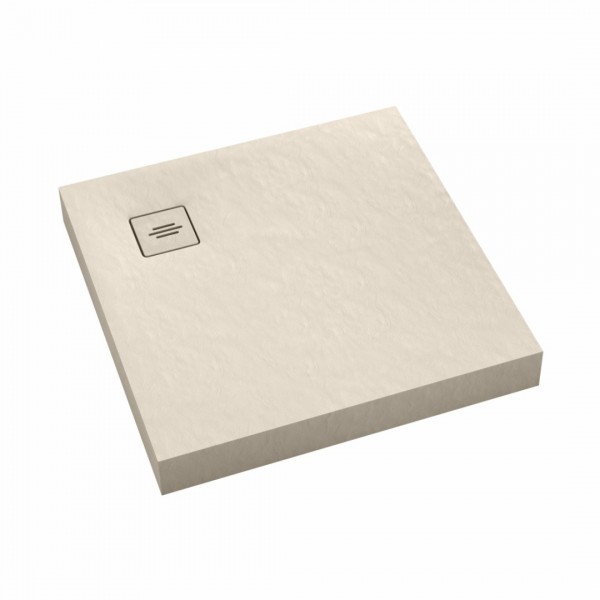 Schedpol NonLimits Cashmere Stone brodzik kwadratowy 80x80 cm 3ST.N1K-8080/PK/ST-M1/PK/ST