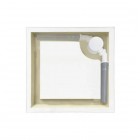 Schedpol NonLimits Cashmere Stone brodzik kwadratowy 80x80 cm 3ST.N1K-8080/PK/ST-M1/PK/ST