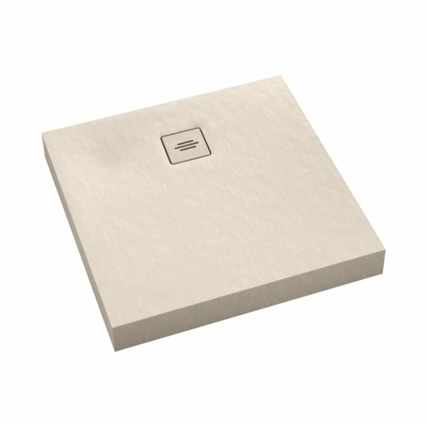 Schedpol NonLimits Cashmere Stone brodzik kwadratowy 80x80 cm 3ST.N2K-8080/PK/ST-M1/PK/ST