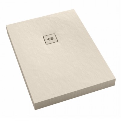 Schedpol NonLimits Cashmere Stone brodzik prostokątny 70x90 cm 3ST.N1P-7090/PK/ST-M1/PK/ST