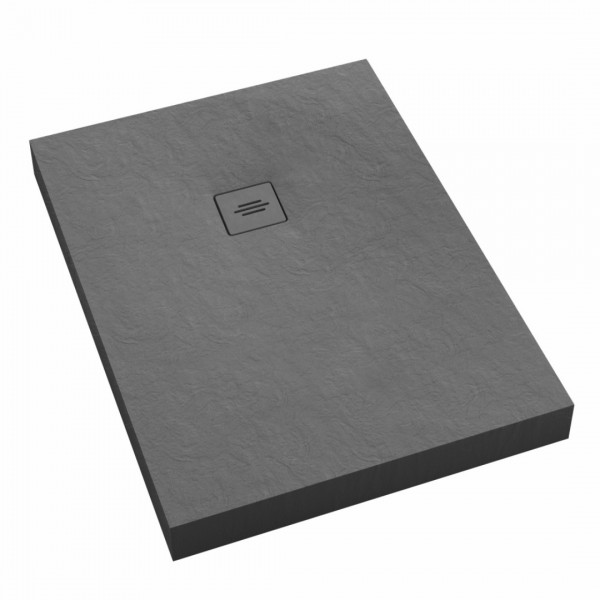 Schedpol NonLimits Grey Stone brodzik prostokątny 70x90 cm szary kamień 3ST.N1P-7090/S/ST-M1/S/ST
