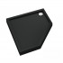 Schedpol Cameron Black Mat brodzik pięciokątny 80x80 cm czarny 3ST.C1PK-8080/C/MG