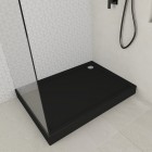 Schedpol Favory Plus brodzik prostokątny 80x100 cm czarny mat 3ST.F1P-80100/C/MG