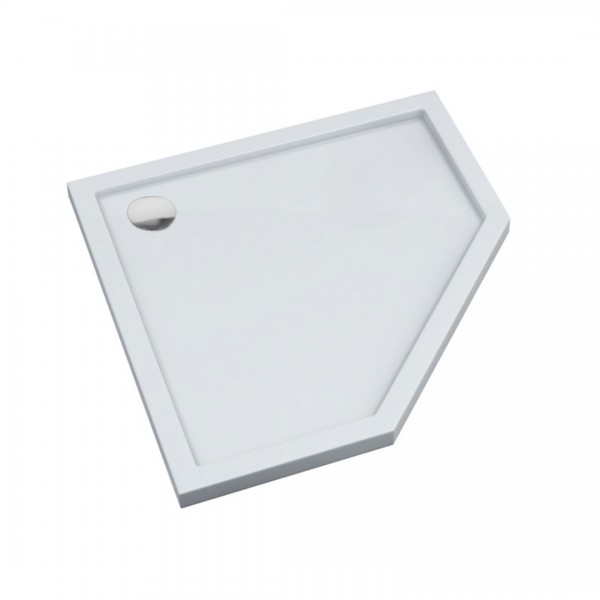 Schedpol Sharper brodzik pięciokątny 100x100 cm biały 3S.S2PK-100100