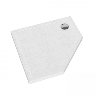 Schedpol Sharper White Stone brodzik pięciokątny 80x80 cm biały kamień 3S.S1PK-8080/B/ST Schedpol Sharper White Stone brodzik pięciokątny 80x80 cm biały kamień 3S.S1PK-8080/B/ST