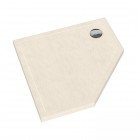 Schedpol Sharper Cashmere Stone brodzik pięciokątny 80x80 cm 3S.S1PK-8080/PK/ST