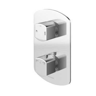 Kohlman Foxal bateria prysznicowa podtynkowa z termostatem 2 wyjścia