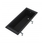 Schedpol Milos Black Mat wanna prostokątna 140x70 cm czarna 3WSP.M1P-14070/C/MG