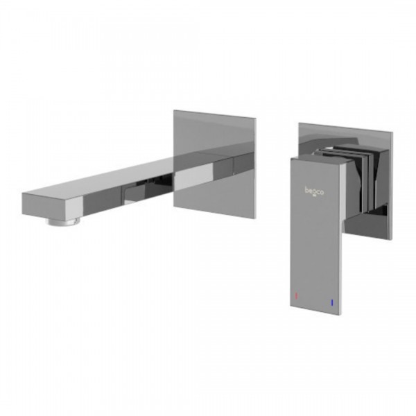 Besco Modern / Varium bateria umywalkowa podtynkowa chrom BU-MVS-CH