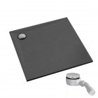 Schedpol Etrusco Anthracite Stone brodzik kwadratowy 80x80 cm 3.460/A/ST