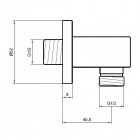 Kohlman przyłącze kątowe QW166M