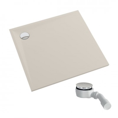 Schedpol Etrusco Cashmere Mat brodzik kwadratowy 80x80 cm beżowy 3.460/PK/MG