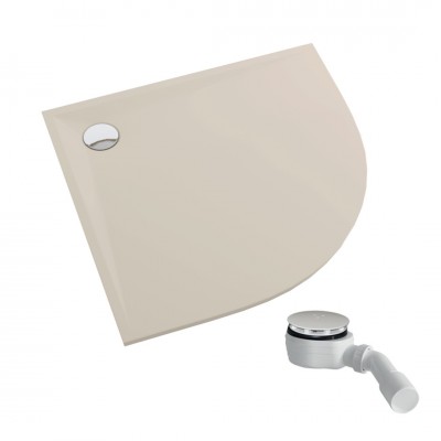 Schedpol Etrusco Cashmere Mat brodzik półokrągły 80x80 cm beżowy 3.463/PK/MG