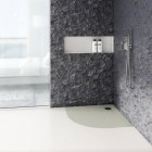 Schedpol Etrusco Cement Stone brodzik półokrągły 80x80 cm cementowy 3.463/CT/ST