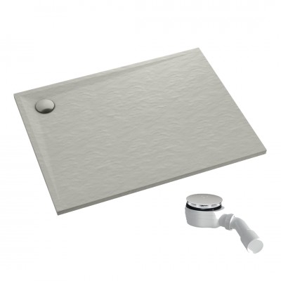 Schedpol Etrusco Cement Stone brodzik prostokątny 70x80 cm cementowy 3.468/CT/ST