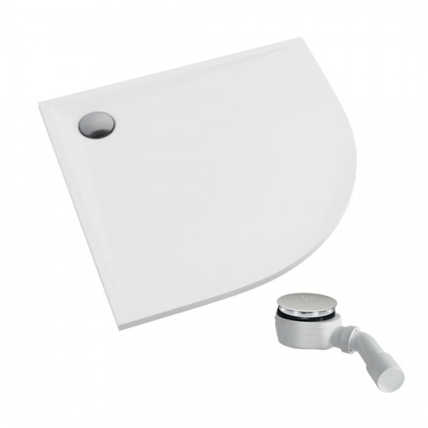 Schedpol Etrusco White Mat brodzik półokrągły 80x80 cm biały 3.463/B/MG