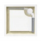 Schedpol New Horizons Cashmere Stone brodzik kwadratowy 80x80 cm beżowy 3.3300/PK/ST-M2