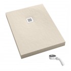 Schedpol New Horizons Cashmere Stone brodzik prostokątny 70x90 cm beżowy 3.3333/PK/ST-M2