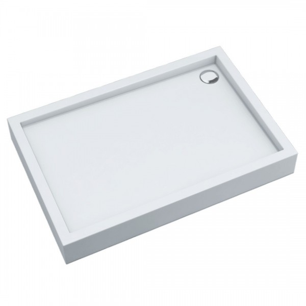Schedpol Medium brodzik prostokątny 80x100 cm biały 3.4736