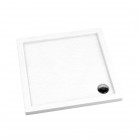 Schedpol Caspar White Stone brodzik kwadratowy 80x80 cm biały 3.260/B/ST