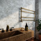Imers Gesi 2 grzejnik łazienkowy 53x120 cm stare złoto 2921/B