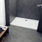 Schedpol Caspar White Stone brodzik prostokątny 70x90 cm biały 3.2254/B/ST