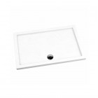 Schedpol Caspar White Stone brodzik prostokątny 70x90 cm biały 3.2254/B/ST