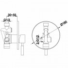 Kohlman Roxin kompletny zestaw prysznicowy QW220RR