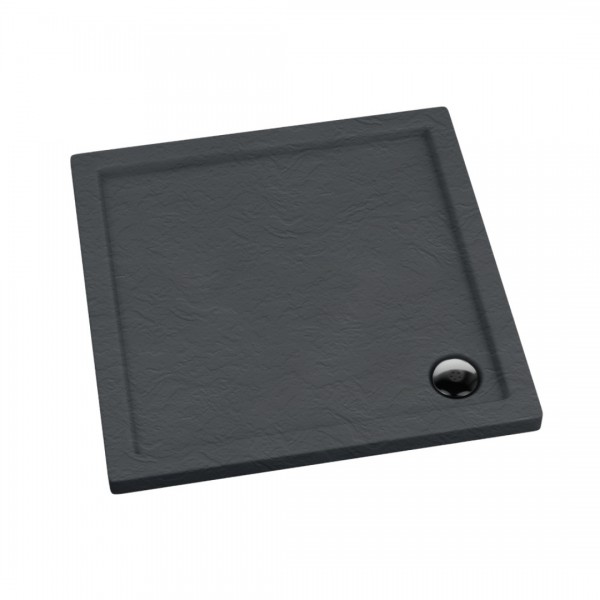 Schedpol Caspar Grey Stone brodzik kwadratowy 80x80 cm szary 3.260/S/ST