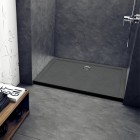 Schedpol Caspar Grey Stone brodzik prostokątny 70x90 cm szary 3.2254/S/ST