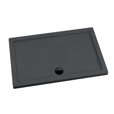 Schedpol Caspar Grey Stone brodzik prostokątny 70x90 cm szary 3.2254/S/ST