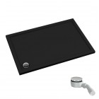 Schedpol Caspar New Black Mat brodzik prostokątny 70x120 cm czarny 3.2366/C/MG