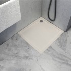 Schedpol Caspar New Cashmere Stone brodzik kwadratowy 80x80 cm beżowy 3.2330/PK/ST