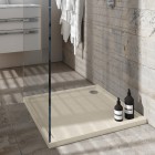 Schedpol Caspar New Cashmere Stone brodzik kwadratowy 80x80 cm beżowy 3.2330/PK/ST