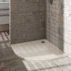 ScSchedpol Caspar New Cashmere Stone brodzik półokrągły 80x80 cm beżowy 3.2333/PK/ST
