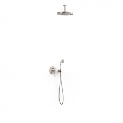 Tres Clasic zestaw natryskowy retro stal 24218004AC