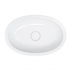 Omnires Shell M+ umywalka 54x34 cm owalna podblatowa biały połysk SHELL540UPBP