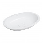 Omnires Shell M+ umywalka 54x34 cm owalna podblatowa biały mat SHELL540UPBM