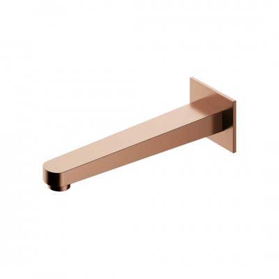 Omnires Contour wylewka wannowa 20,7 cm ścienna miedź szczotkowana WDCONTOURCPB
